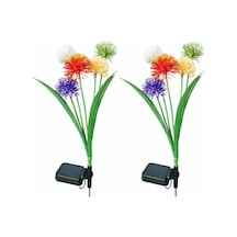 Güneş Çim Lambası 5-kafa Karahindiba Peyzaj Dekoratif Renk Diğer