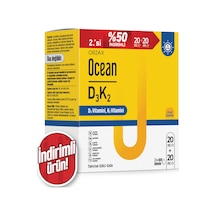 Vitamin D3k2 Damla - 2'li Avantajlı Paket D3 Vitamini, K2 Vitamini - 2x20 Ml 40ml