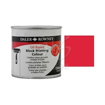 Daler Rowney Oil Based Block Printing 250Ml 547 Brilliant Red