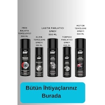 Oto Bakım Temizlik Seti Lastik Parlatıcı Uyumlu Torpido Parlatıcı Klima Temizleme Araç Temizleme Seti