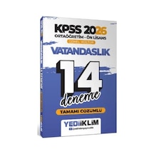 Kpss Vatandaşlık Ortaöğretim Ön Lisans Genel Kültür Tamamı Çözümlü 14 Deneme 2026