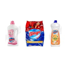 Bingo Yüzey Tem. Fresh 2.5 Lt + Renkli Ler 6 Kg + Sıvı Bulaşık Deterjanı 1500 Ml 3'lü Set Diğer 70003207