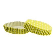Cupcake Kalıbı Pet Kapsül Oval Model Kek Kalıbı 100 Adet F11 P N11.1243