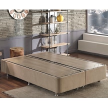Nironyatak Niron Ela Baza -200X200 Cm Çift Kişilik Sandıklı Sütlü Kahve Kuma