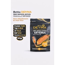 Betta Didyma Decapsulated Kabuksuz Artemia 40gr Anahtarlık Hediyeli
