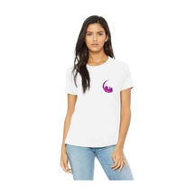 Watercolor Crescent Mosque Kadın Beyaz Tshirt