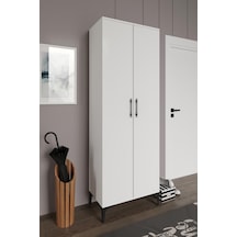 Plain Metal Ayak Metal Kulp Pla2200 Ayakkabılık Mutfak Dolabı Banyo Dolabı Balkon Dolabı Kiler Dolabı Çok Amaçlı Dolap Beyaz