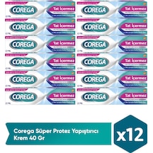 Süper Protez Yapıştırıcı Krem 40 Gr X12 Adet