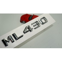 Benz Ml 430 Bagaj Krom Metal 3m 3d Yazı Logo