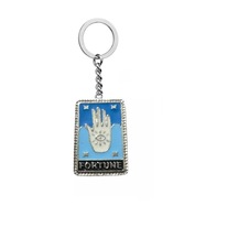 Fortune Tarot Plaka Anahtarlık Yıldız Kartı Çok Renkli