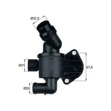Audi A6 C6 Termostat 2.0 Tdi 2008-2011 Bna Brf Cagb Mahle Tı3487