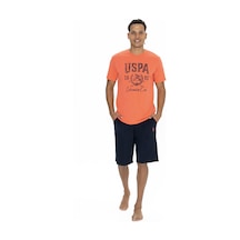 U.s. Polo Assn. Erkek Mercan Şort Takım Mercan