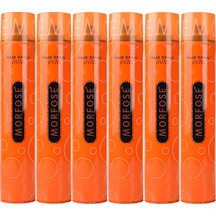 Morfose Saç Spreyi 400ML Ultra Sert (Turuncu) (6 Lı Set)