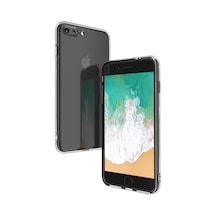 iPhone Uyumlu 8 Plus Kılıf Deluxe 2mm Şeffaf Silikon Çok Renkli