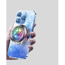 Drnds Gaming Telefon Soğutucu Rgb Fan Sessiz Çalışma Tüm Modeller Uyumlu