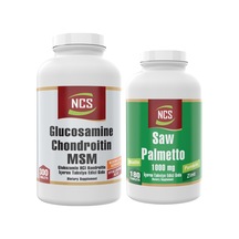 Ncs Saw Palmetto 180 Tablet + Ncs Glucosamine Chondroitin Msm 300 Tablet
