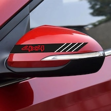 4X4 Off Road Arazi Aracı Yan Aynalar Selefon Kaplama Sticker Seti (551226028)
