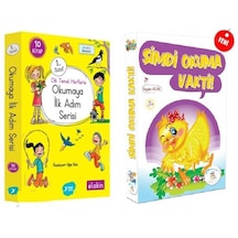 Yuva 1.sınıf Dik Temel Harflerle Okumaya İlk Adım + Şimdi Okuma Vakti Hikaye Seti 20 Kitap