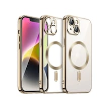 Apple iPhone Uyumlu,  13 Kılıf Kross Magneticsafe Kapak - Gold