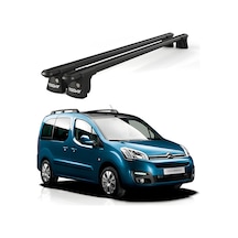 Trio-ı Citroen Berlingo 2008 Ve Sonrası Uyumlu Siyah Kilitli Ara Atkı 135cm Port Bagaj Tavan Barı
