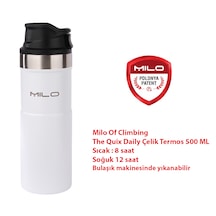Milo Of Climbing The Quix Daily 500 Ml Termos Beyaz