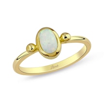 Lilarote Opal Taşlı Altın Yüzük