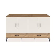 Hyperion Konsol 6 Raflı 2 Çekmeceli 4 Kapaklı 176x44x99 Çam-aytaş Çam-aytaşı/çam