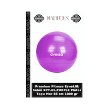 Premium Fitness Esneklik Salon Xpt-65-purple Plates Topu Mor 65 Cm 1000 Gr