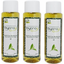 Byonay 80 Derece Yeşil Çay Kolonyası Pet Şişe 200 ML x 3