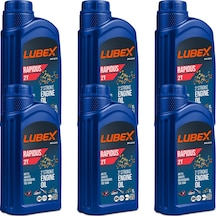 Lubex Rapidus 2t 1 L 2 Zamanlı Motosiklet Yağı (6 Adet)