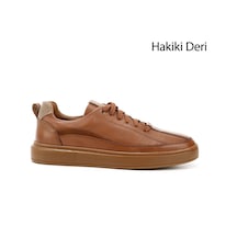 Gönderi(R) Gönderi R Erkek Taba Bağcıklı Kauçuk Taban Hakiki Deri Sneaker Ddma83531640 Taba