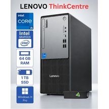 Lenovo Thinkcentre Neo 50T Gen 5 12UAS1CF00TKD03 İ5-14400 64 GB 1 TB SSD W11P Masaüstü Bilgisayar