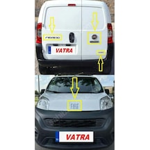 Fiorino Combi 1,3 Multijet Active 2022-2024 Multijet-fıorıno-professıonal Krom Yazı-kaput-bagaj Arma