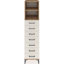 Kronos Dolap 2 Raflı 7 Çekmeceli 44x59x182 Çam-aytaşı Çam
