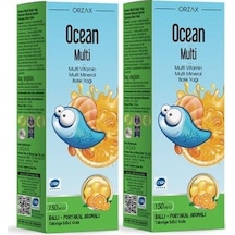 Orzax Ocean MULTİ Multi-Vitamin & Balık Yağı 150ml | 2 Adet (2.'s