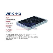 WUNDER WPK113 Polen Filtresi Audi A4 00- A6 97- (Karbonlu)