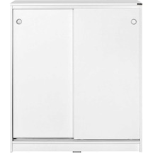 Diamond 5 Raflı Sürgülü Dolap - Beyaz