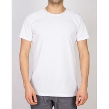 Baskısız Beyaz Tişört Beyaz Baskısız Beyaz Tişört Beyaz