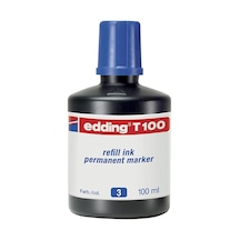 Edding T100 Permanent Mürekkep 100Ml Siyah