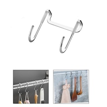 Paslanmaz Çelik Banyo İçin Askılık S Model -al4837 1 Adet Gümüş