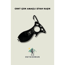 Crkt Çok Amaçlı Siyah Kaşık Siyah