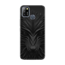 Infınıx Smart 5 Kılıf Desenli Silikon Kılıf Black Fox 1325