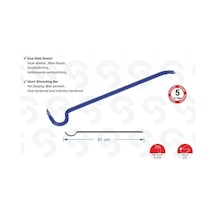 Sk 6000 Kısa Sökü Demiri - 1200 Gr, 61cm