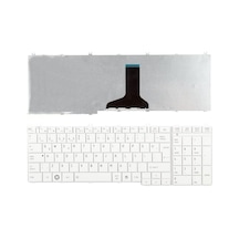 Toshiba L755-11w, L755-16x, L755-1lh Beyaz Renk Klavye Tuştakımı