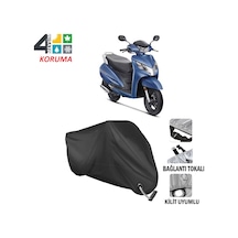 Honda Activa 125 Motosiklet Brandası ( Kilit Uyumlu - Siyah