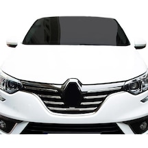 Renault Megane 4 Ön Panjur - Krom 5 Parça 2016-2020 Arası, Hb/sd