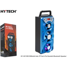 Hytech  Hy-S21 12W 1200Mah Karışık Usb +Tf Kart+Fm Destekli Blueto