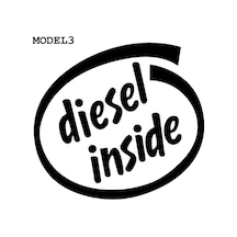 Depo Yakıt Kapağı Sticker Dizel