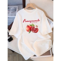 Noıssey Urban Pop Graphic Kadın Tişört Koleksiyonukod 5301 Beyaz