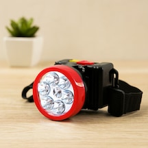 Şarjlı 6 Led 2w Kafa Lambası - Ayarlanabilir Işık Çok Renkli